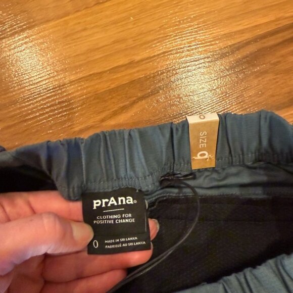 Prana‎ women’s double peak jogger grey blue size 0 athleisure, athletic - Picture 4 of 5